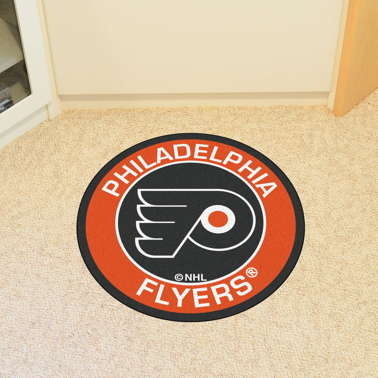 NHL Puck Mat: Philadelphia Flyers