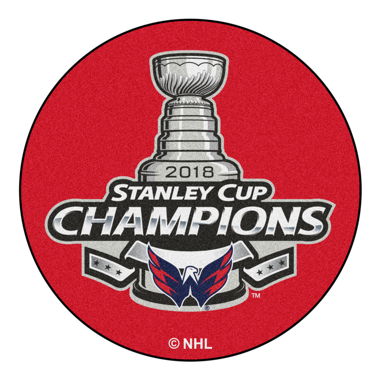 Washington Capitals 2018 NHL Stanley CUP Champions Hockey Puck