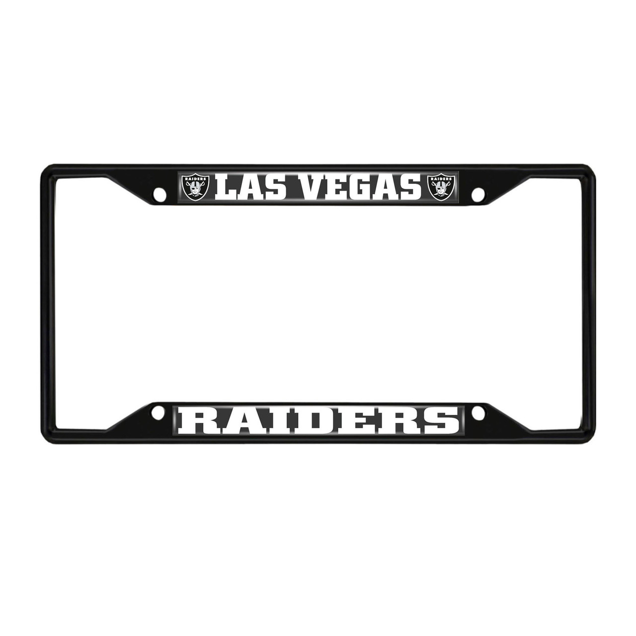 Fanmats Las Vegas Raiders License Plate Frame - Black