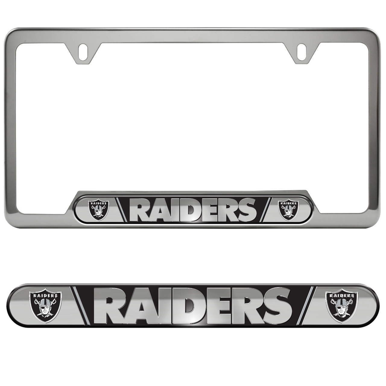 Las Vegas Raiders Embossed License Plate Frame