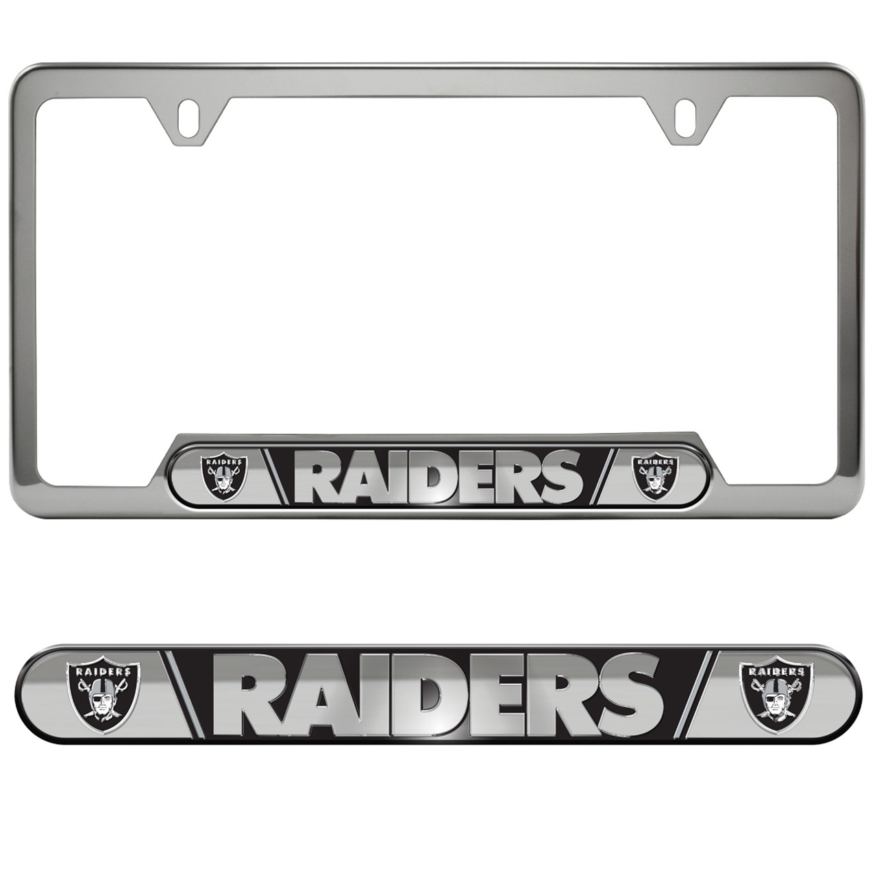 Las Vegas Raiders Embossed License Plate Frame - Auto Accessories