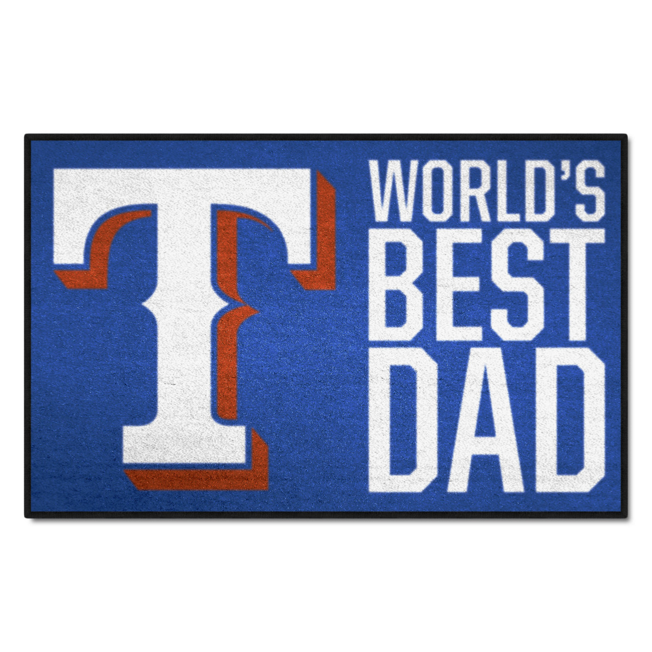 Officially Licensed MLB Texas Rangers Uniform Mat 19 x 30