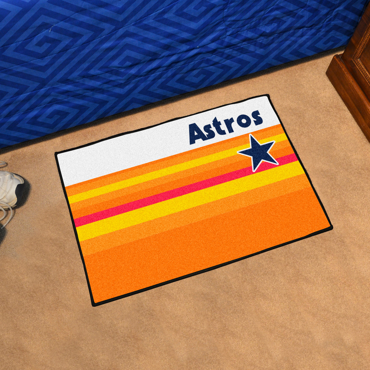 19 x 30 1984 Houston Astros Retro Logo Rectangle Starter Mat