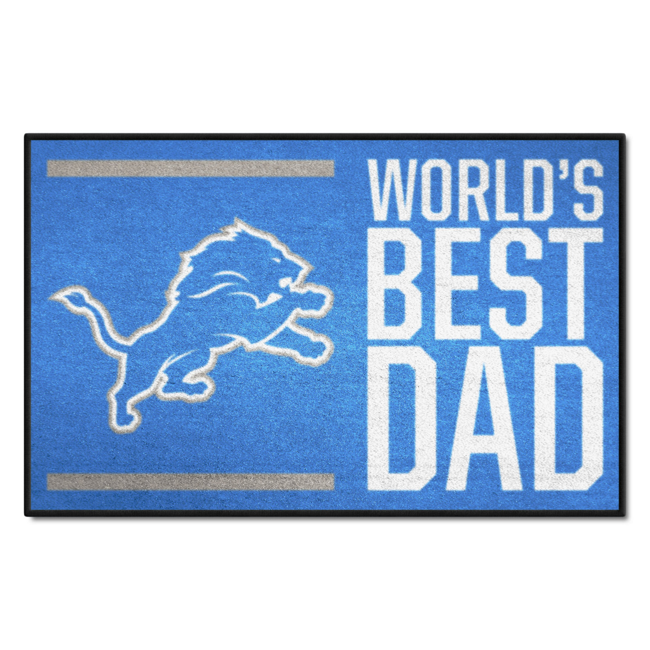 Detroit Lions Best Dad Sign