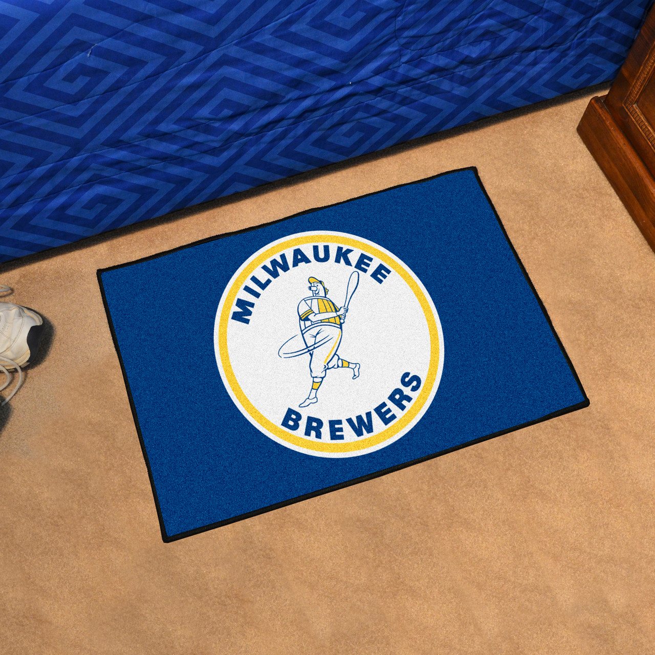 Fanmats Milwaukee Brewers Starter Mat - Retro Collection