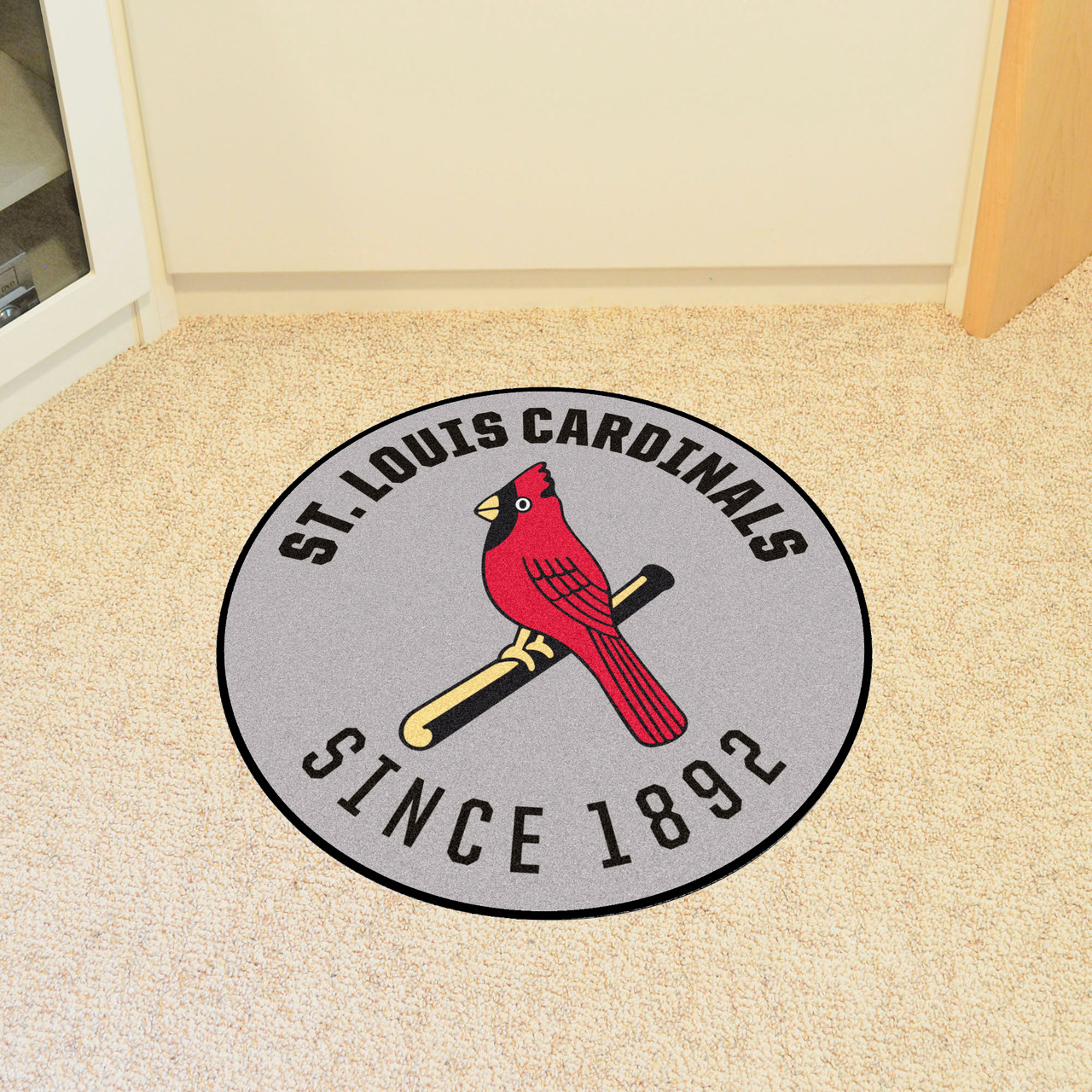 27 1930 St. Louis Cardinals Retro Logo Baseball Style Round Mat