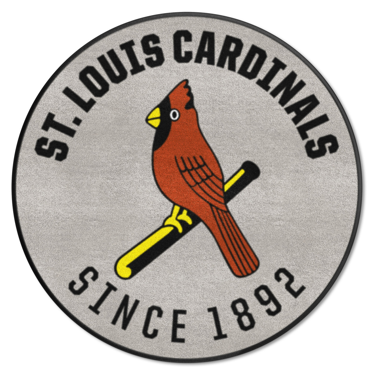 27 1930 St. Louis Cardinals Retro Logo Roundel Round Mat - Floor