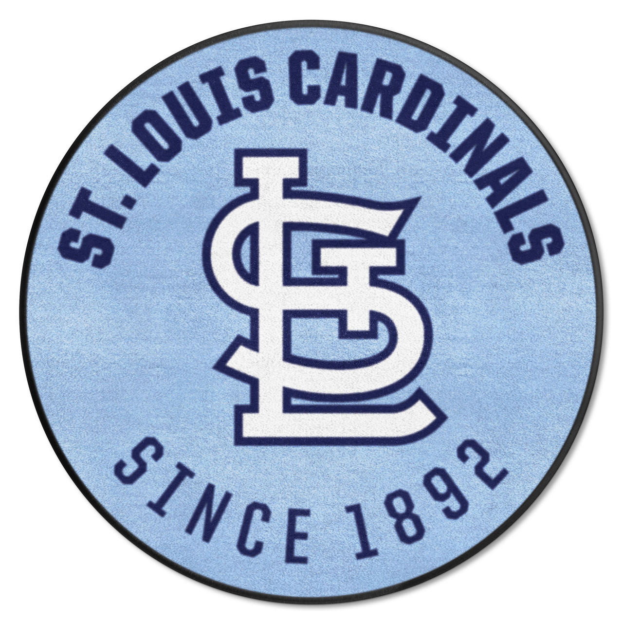 27 1930 St. Louis Cardinals Retro Logo Roundel Round Mat - Floor