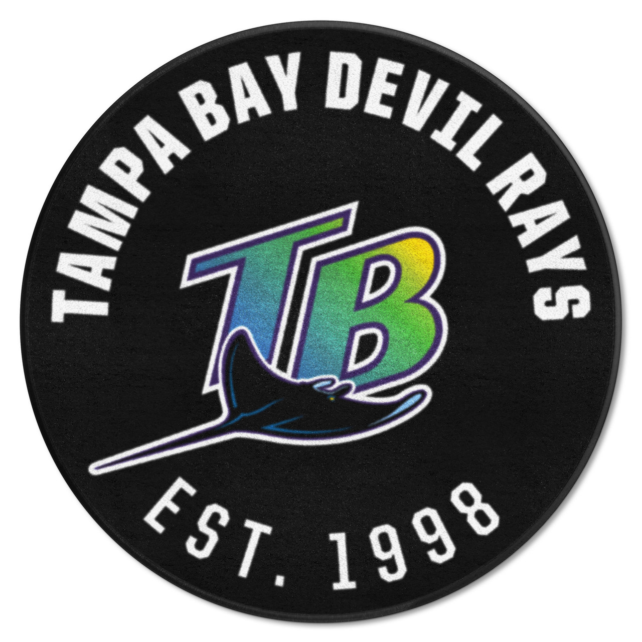 Tampa Bay Devil Rays Roundel Mat - Retro Collection
