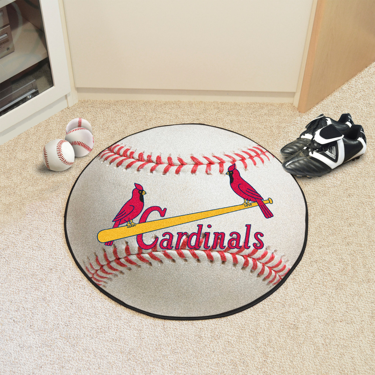 MLB - St. Louis Cardinals Roundel Rug - 27in. Diameter