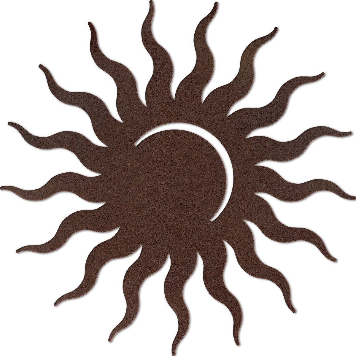 Southwest Sun and Moon Eclipse Metal Wall Art Southwest Wall Decor