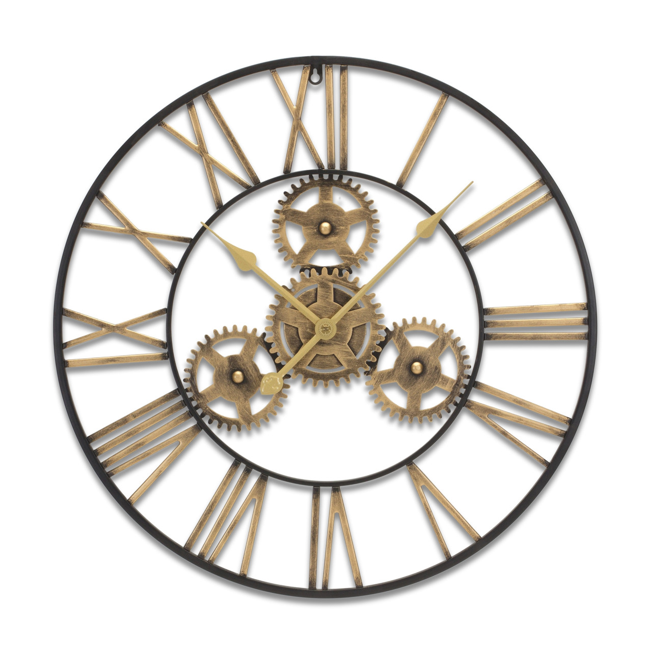 Gears Iron Wall Clock Wall Decor