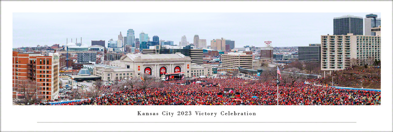 2023 Super Bowl LVII Champion Kansas City Chiefs Panoramic Picture