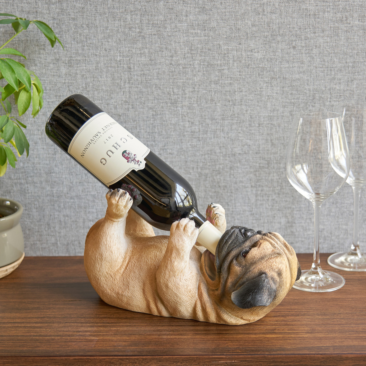 TRUE Pug Wine Bottle Holder - Thumbnail 2