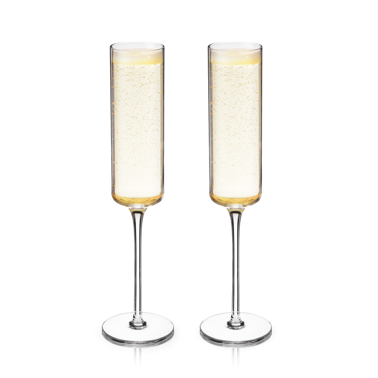 Laurel Champagne Flutes by Viski