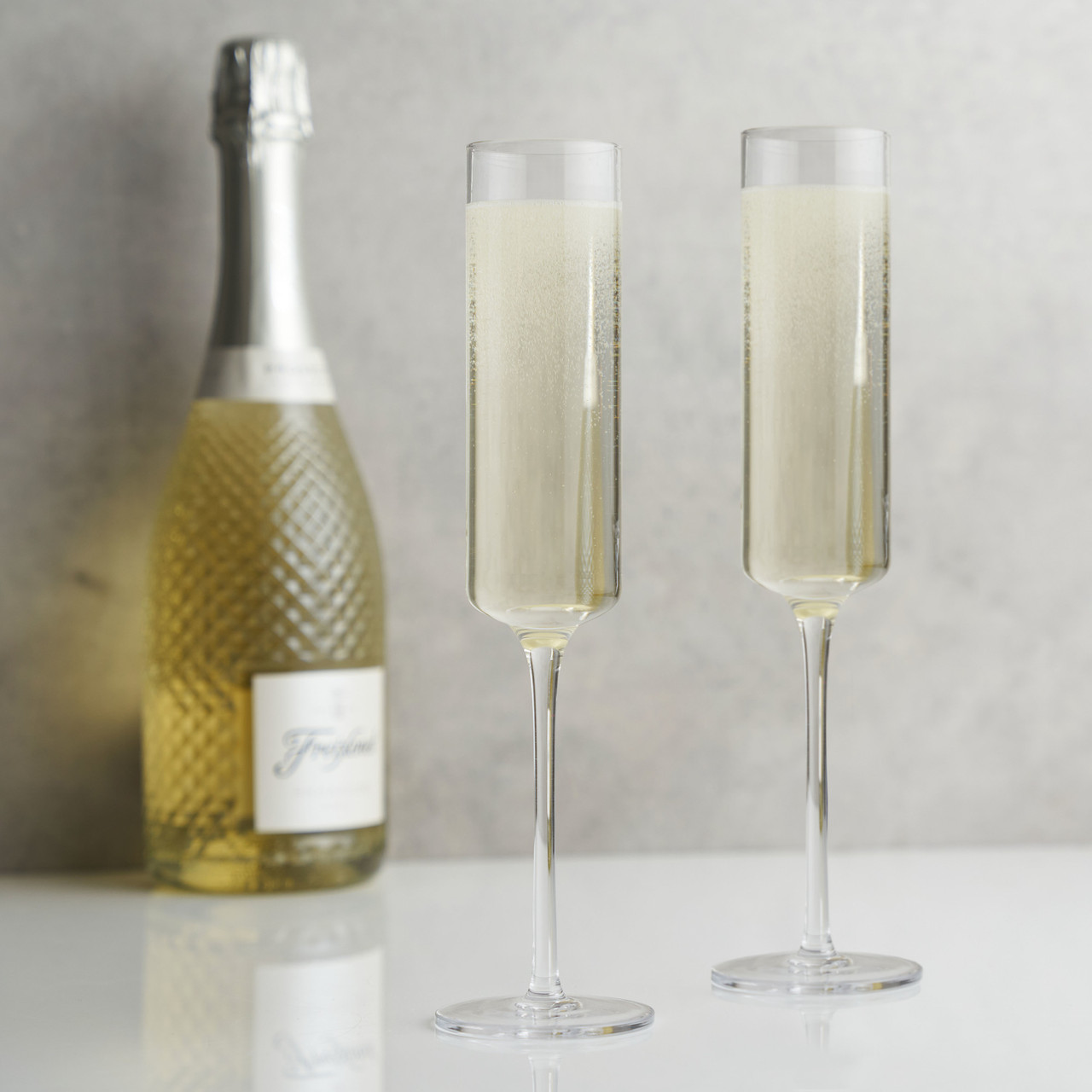 Viski Weighted Stemless Champagne Flutes (Set of 2)