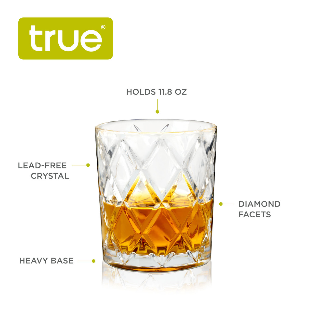 True Cocktail Glasses Scotch Tumbler - Thumbnail 4