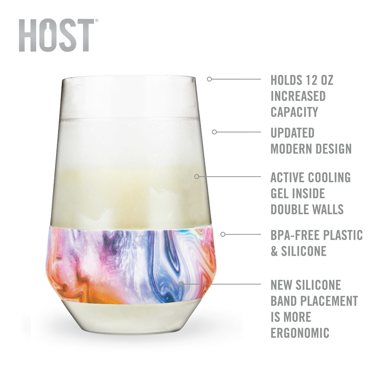 Host - Freeze Wine Cooling Cup - Mint