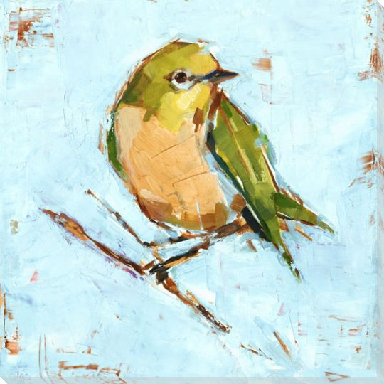 Bird Variety II Wrapped Canvas Giclee Art Print Wall Art | Bird