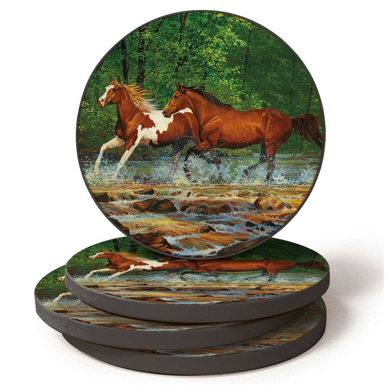 Wild Wings Spring Creek Run Coasters
