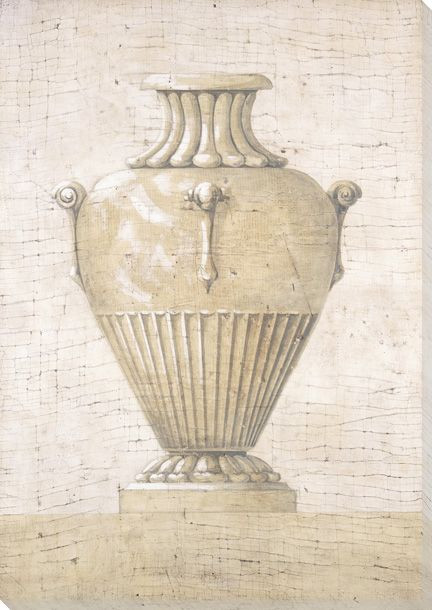 Grecian Urn 1 Wrapped Canvas Giclee Print Wall Art Wall Decor Artwork