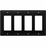 Quad Rocker (GFCI) Switch Plate Covers