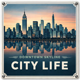 Cities Wall Signs