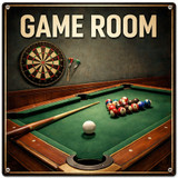 Game Room Wall Signs