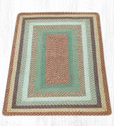 2' x 6' Buttermilk Cranberry Braided Jute Oval Runner Rug - Floor Rug ...