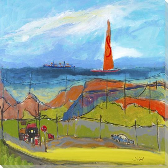 Sailing Class Wrapped Canvas Giclee Art Print Wall Art Wall Decor