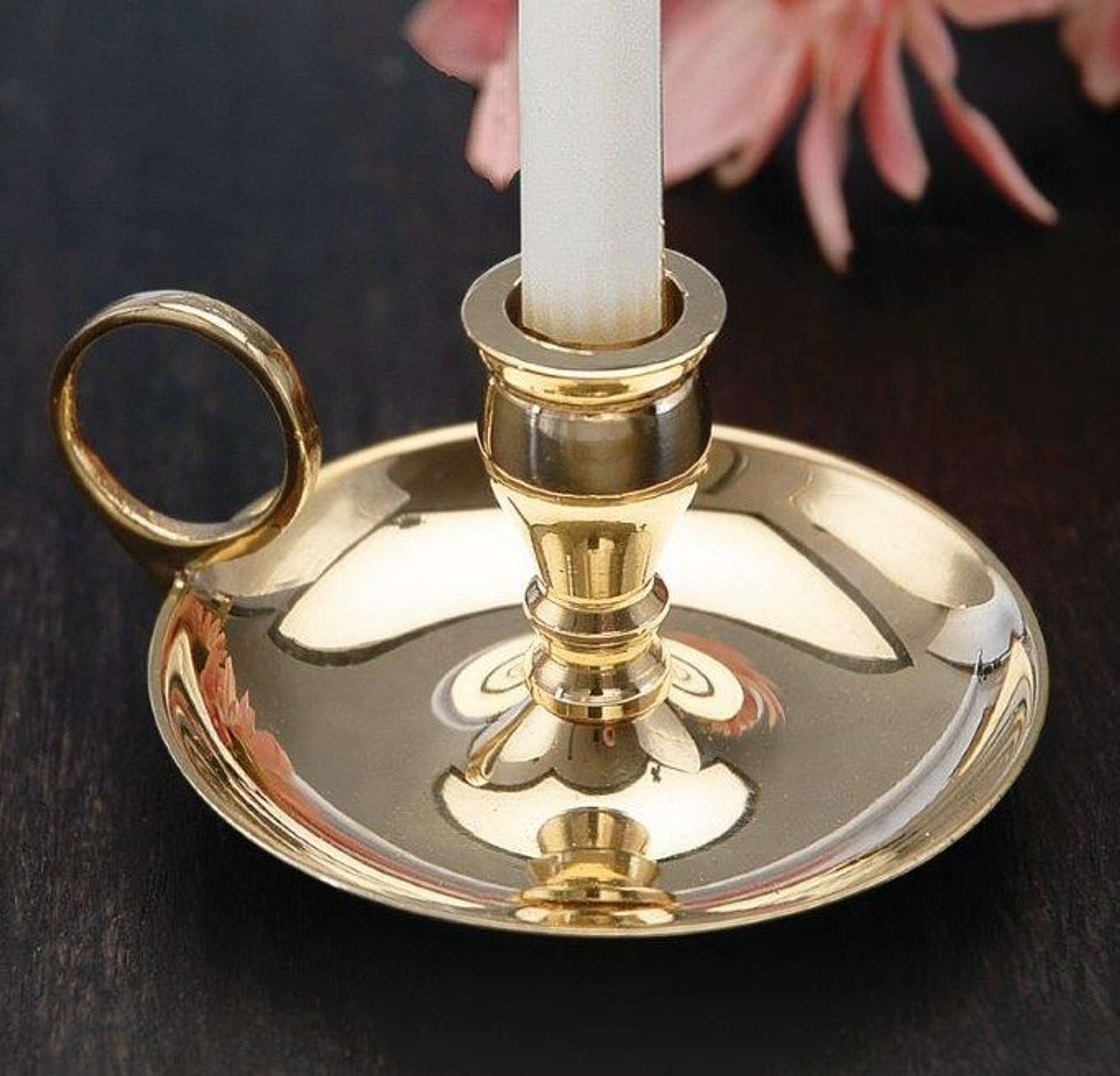 Brass Chamberstick Taper Candle Holders Set Of 6 Candle Accessories 5192