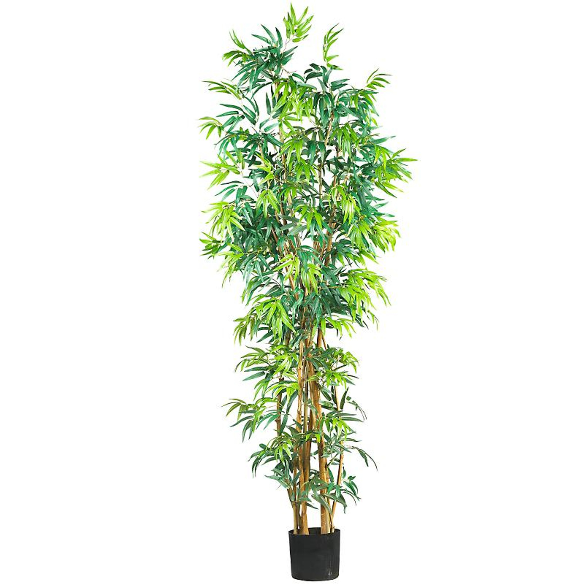 7' Green Silk Bamboo Tree Artificial Trees Silk Trees