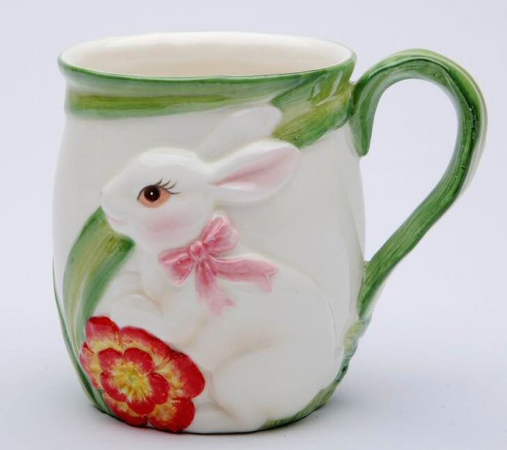 Bunny Rabbit Mugs, Set of 4 - Drinkware - Tableware - Cosmos