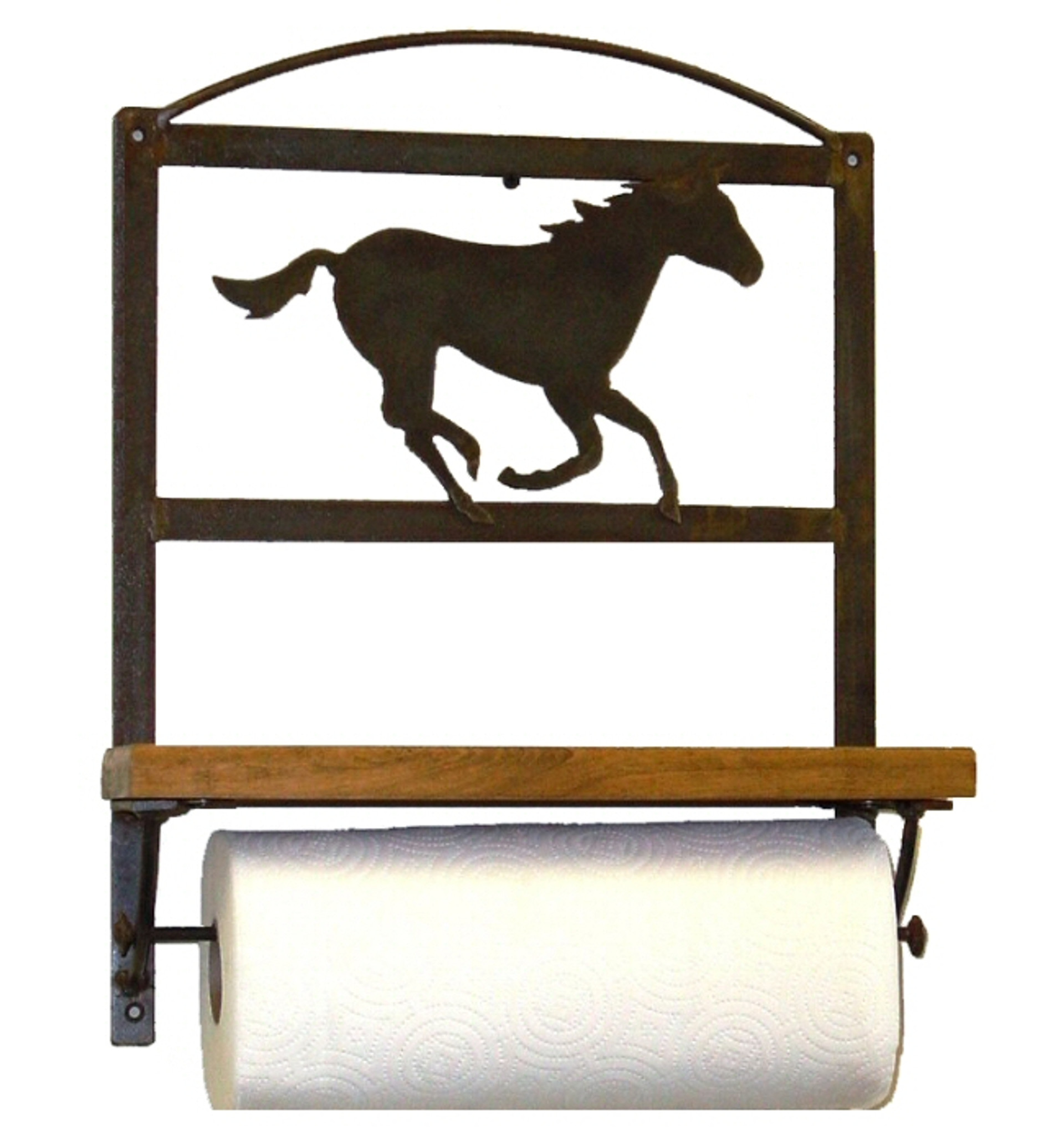 Choice Wildlife Metal Paper Towel Rack with Shelf, 66 Designs