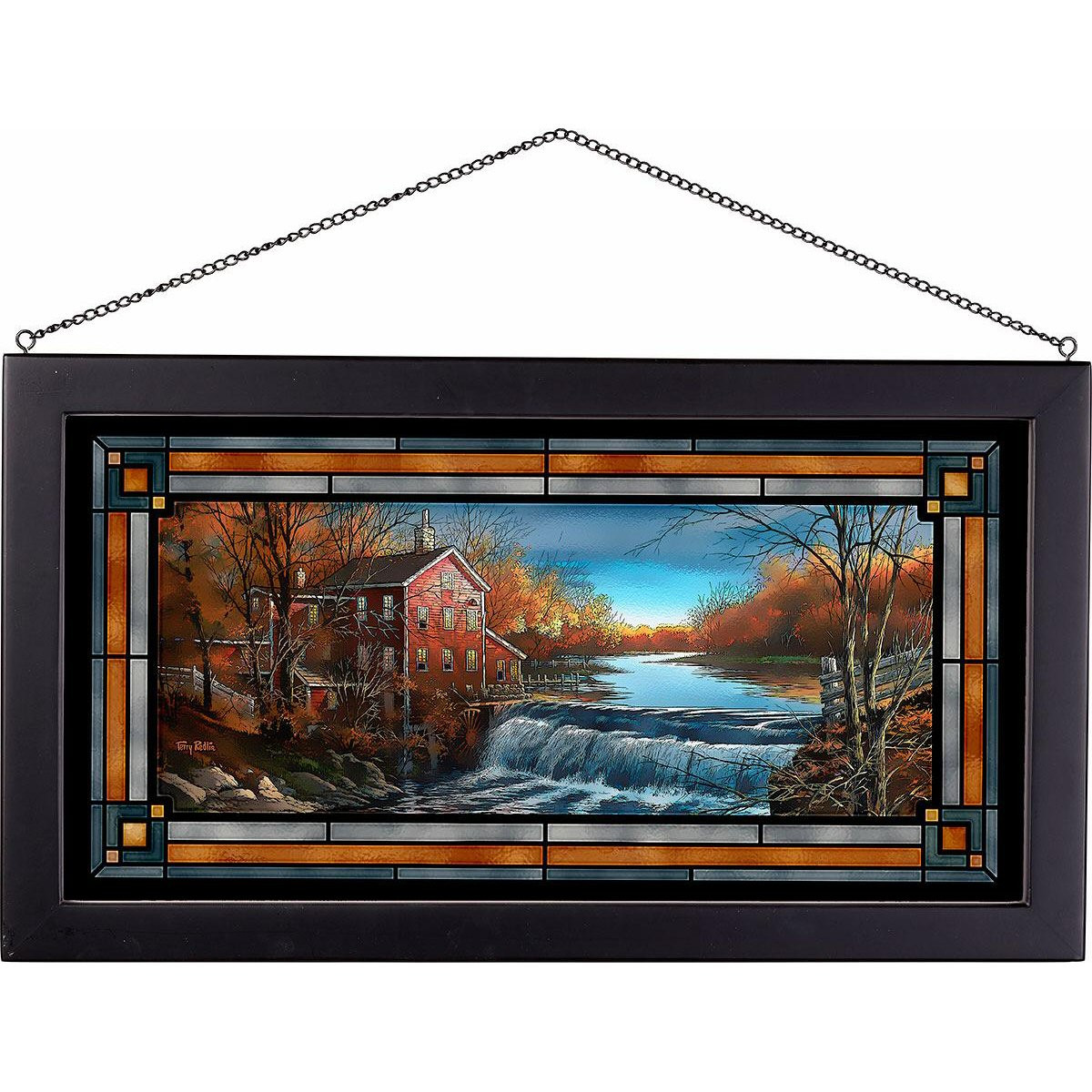 Curated visual reference: Autumn Afternoon Framed Glass Wall Art Wall Decor Photo Inspiration
