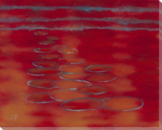 The Return of Red Cloud Indians on Horses Wrapped Canvas Giclee Print