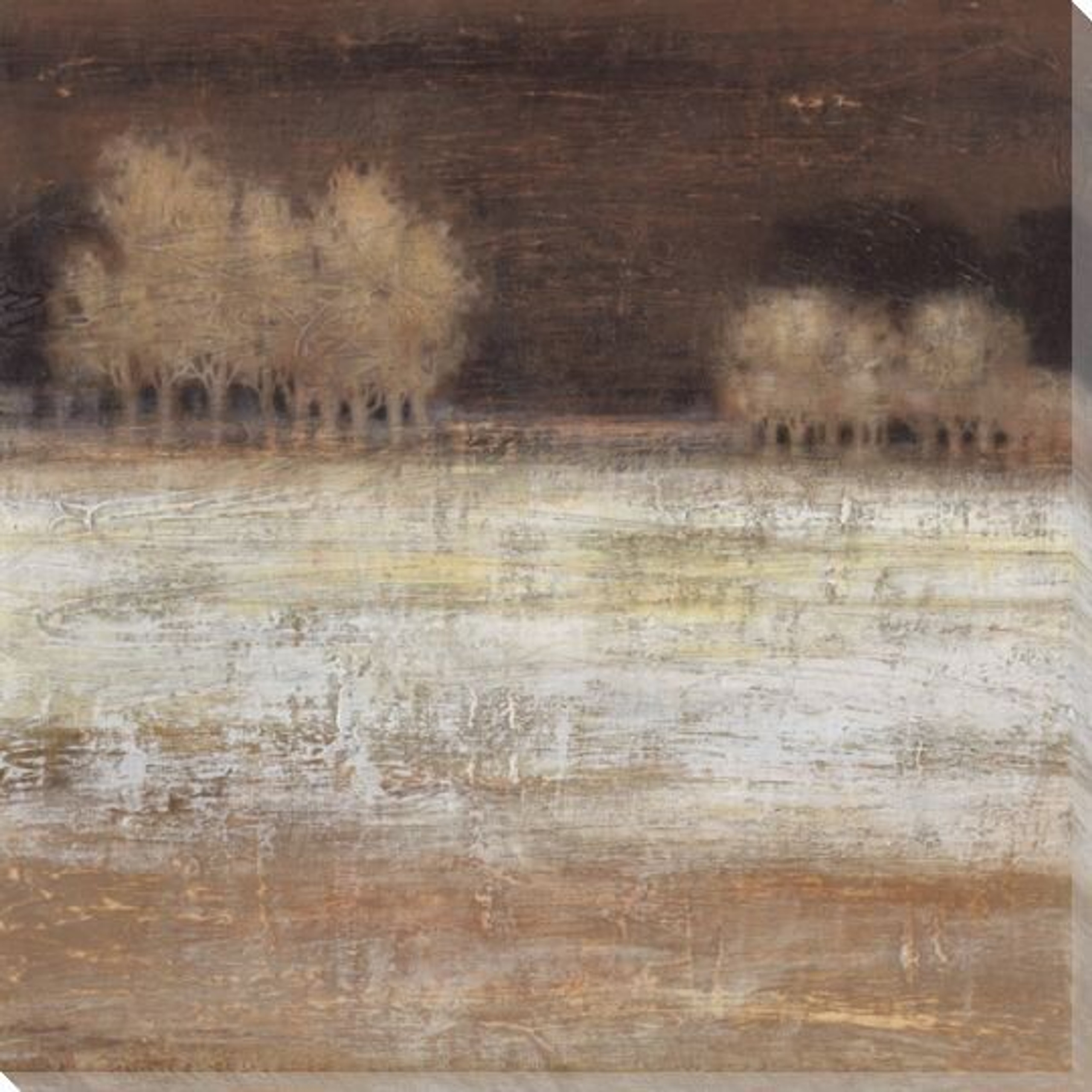 Abstract Landscape No 40 Wrapped Canvas Giclee Art Print Wall Art