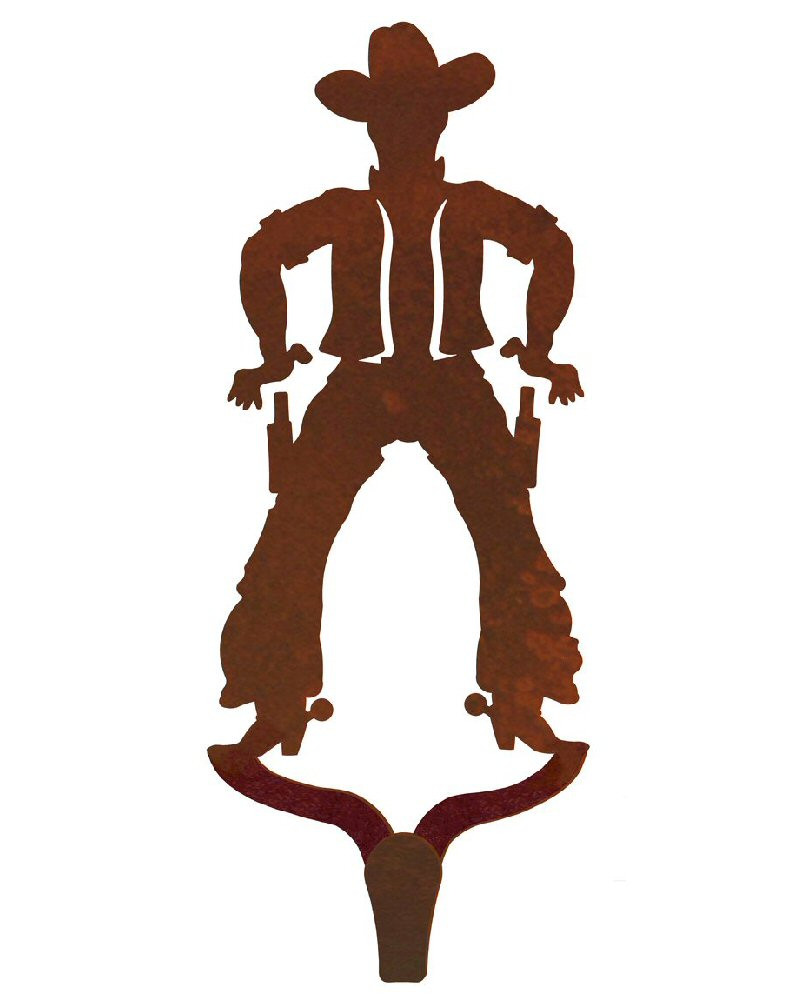 Cowboy Large Single Metal Wall Hook