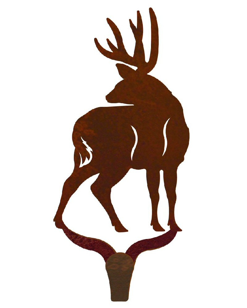 30" Mule Deer Head Metal Wall Art Wildlife Wall Decor