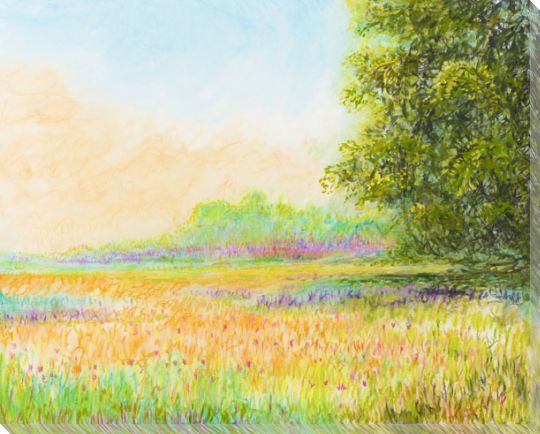 Calm Inlet Wrapped Canvas Giclee Print Wall Art Wall Decor Artwork