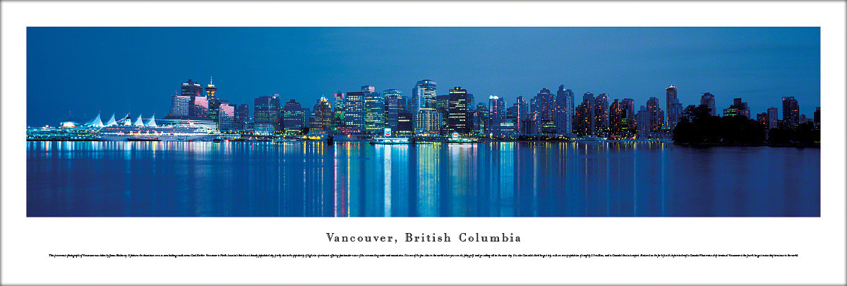 Vancouver, British Columbia as Viewed from False Creek Skyline