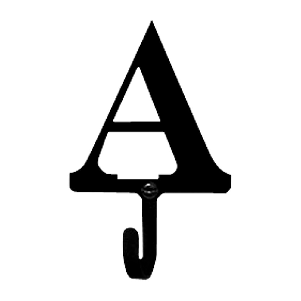 6" High Small Black Metal House Letter Outdoor Sign