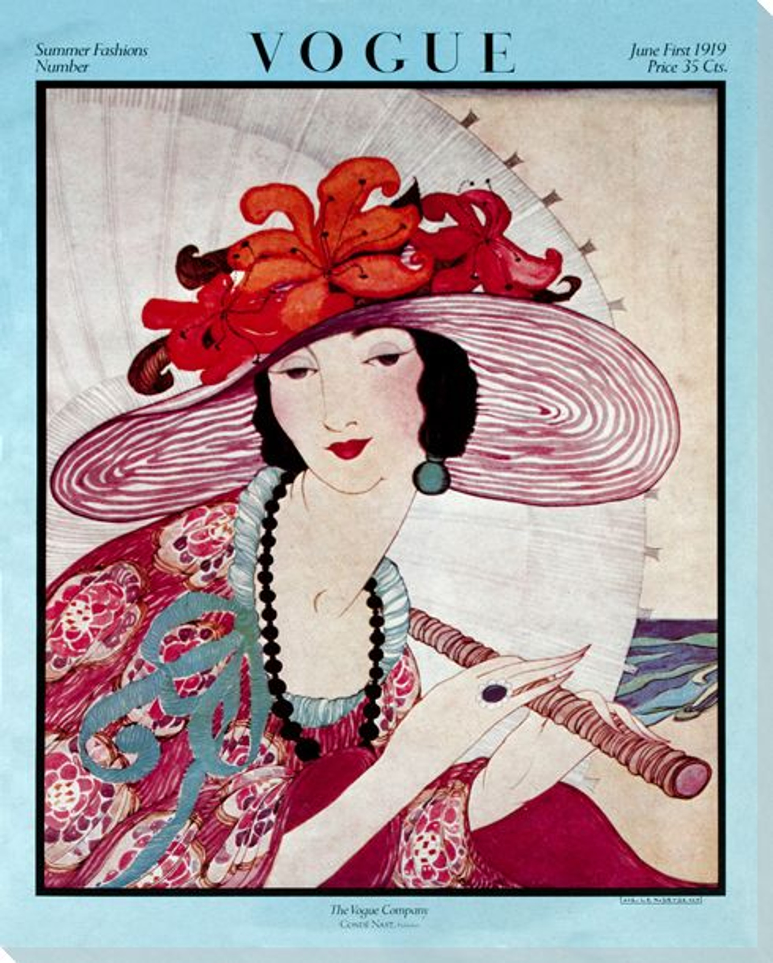 Red Fashion Wrapped Canvas Giclee Print Wall Art Wall Decor Artwork