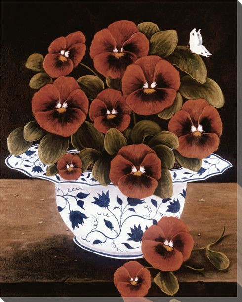 Still Life of Red Poppies Wrapped Canvas Giclee Print Wall Art Wall Decor Artwork