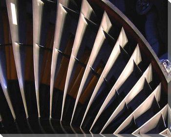Turbine I Wrapped Canvas Giclee Print Wall Art