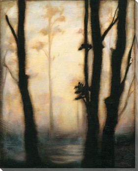Misty Forest I Wrapped Canvas Giclee Print Wall Art