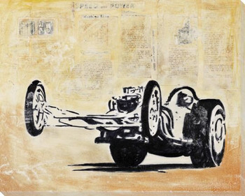 Drive a Dragster Wrapped Canvas Giclee Print Wall Art