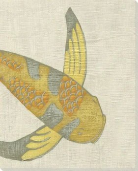 Koi Fish VI Wrapped Canvas Giclee Print Wall Art
