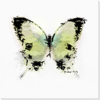 Inked Butterfly 2 Wrapped Canvas Giclee Print Wall Art