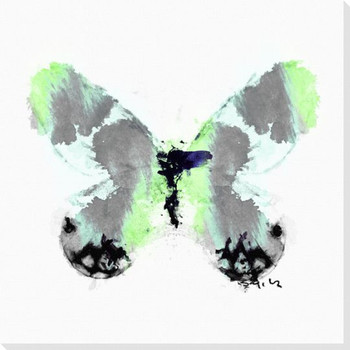 Inked Butterfly 4 Wrapped Canvas Giclee Print Wall Art